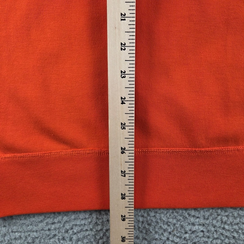 Polo Ralph Lauren Sweater Sweatshirt Mens XL Orange Crewneck Pullover Red Pony - Picture 8 of 9